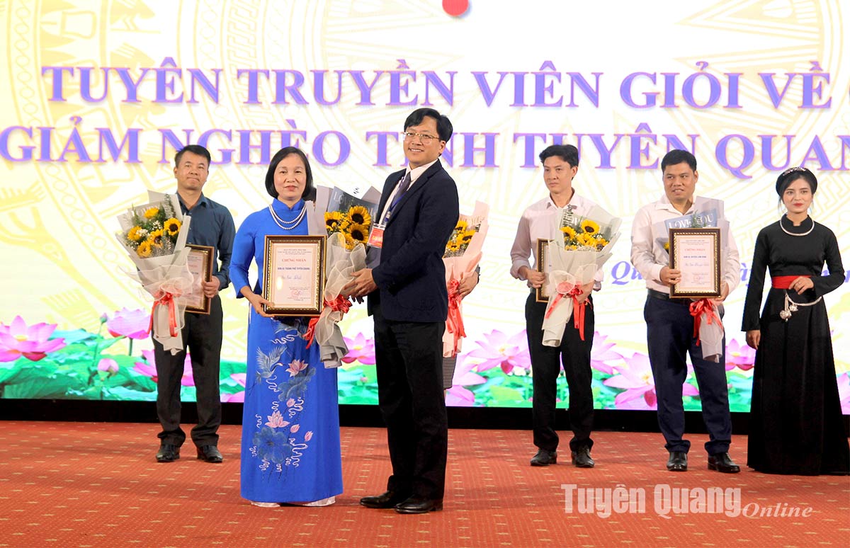 Hội thi tuyên truyền viên giỏi về công tác giảm nghèo tỉnh Tuyên Quang năm 2023